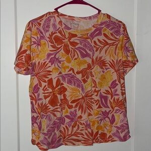 Old Navy Floral Short Sleeve Top